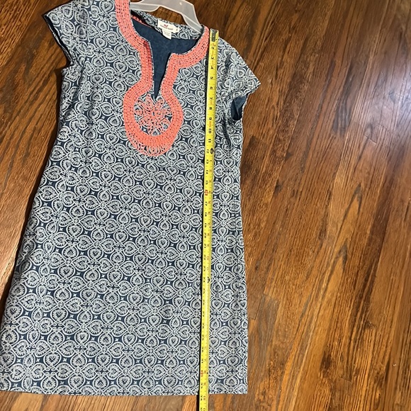 Vineyard Vines summer Tile Indio print linen dress - Picture 13 of 16